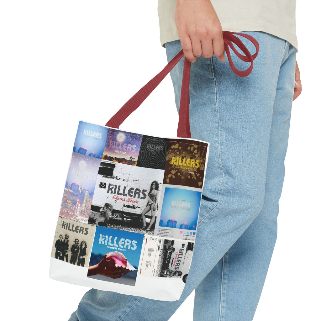 Indie Rock Album Collage Tote