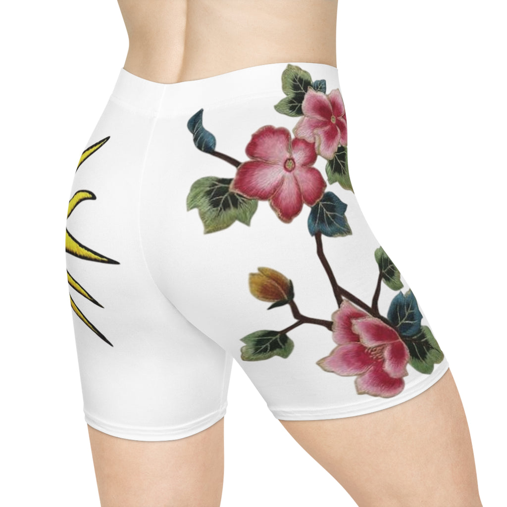 Floral Vine Women's Biker Shorts