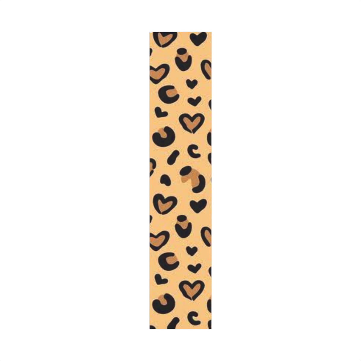 Leopard Heart Gift Wrap Paper — Chic Animal Print Wrapping Sheets for Birthdays & Valentine's