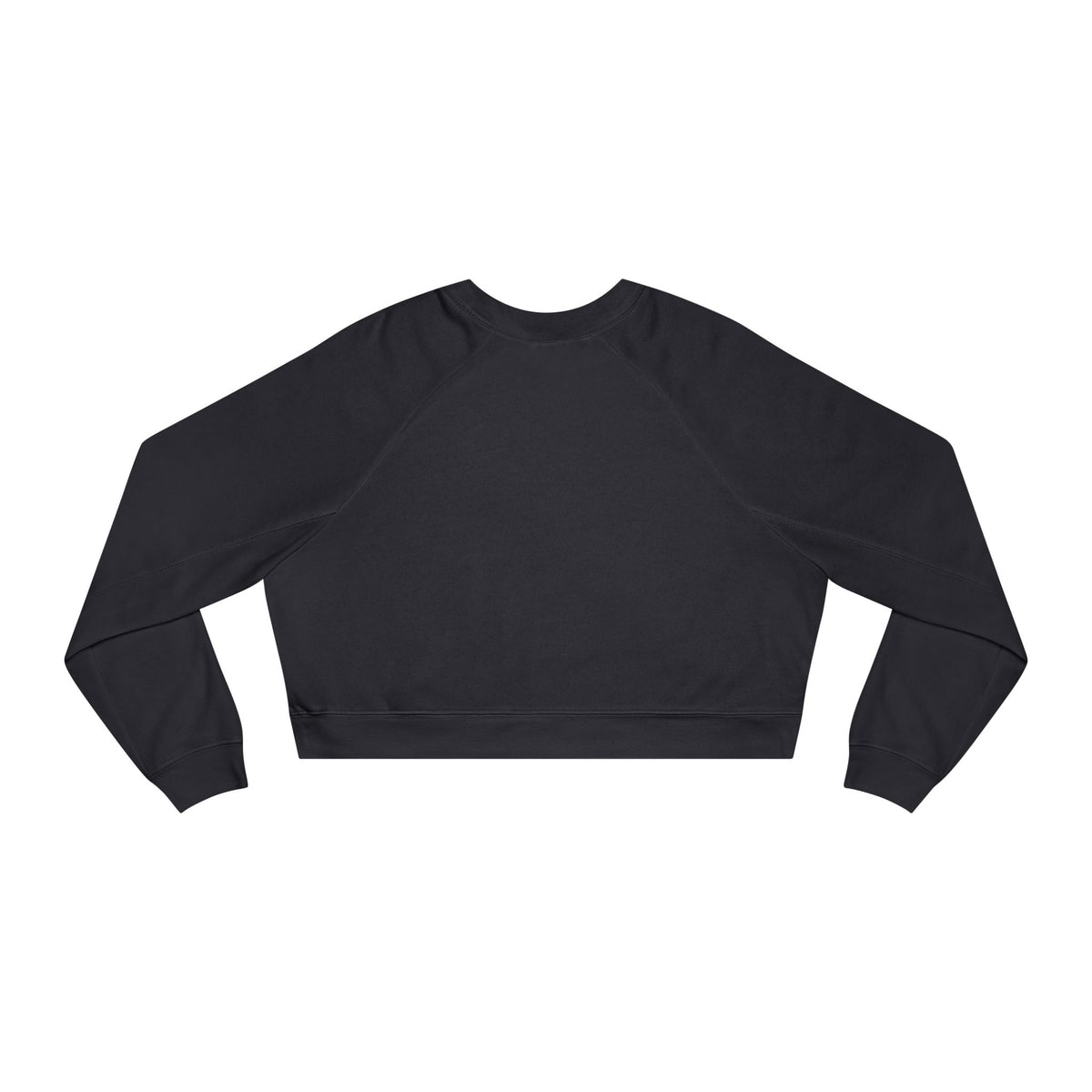Floral Diagonal Rose Crop Sweatshirt