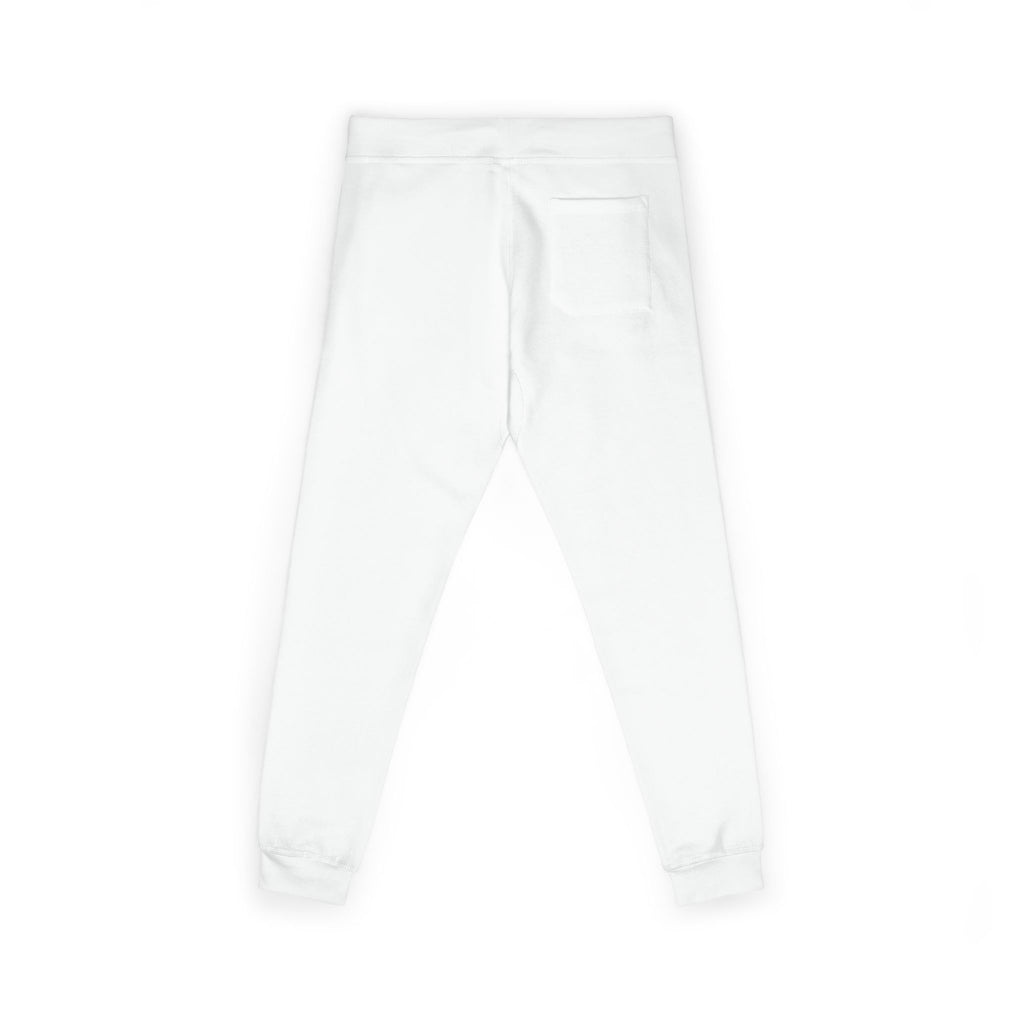 Embroidered Compass Rose Fleece Sweatpants — Nautical Sunburst Joggers