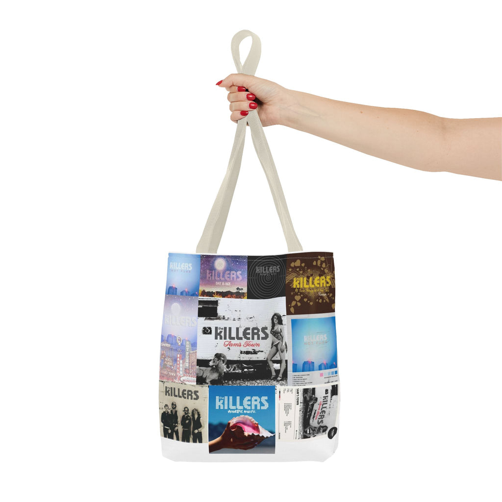 Indie Rock Album Collage Tote