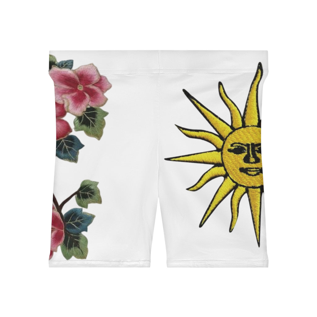 Floral Vine Women's Biker Shorts