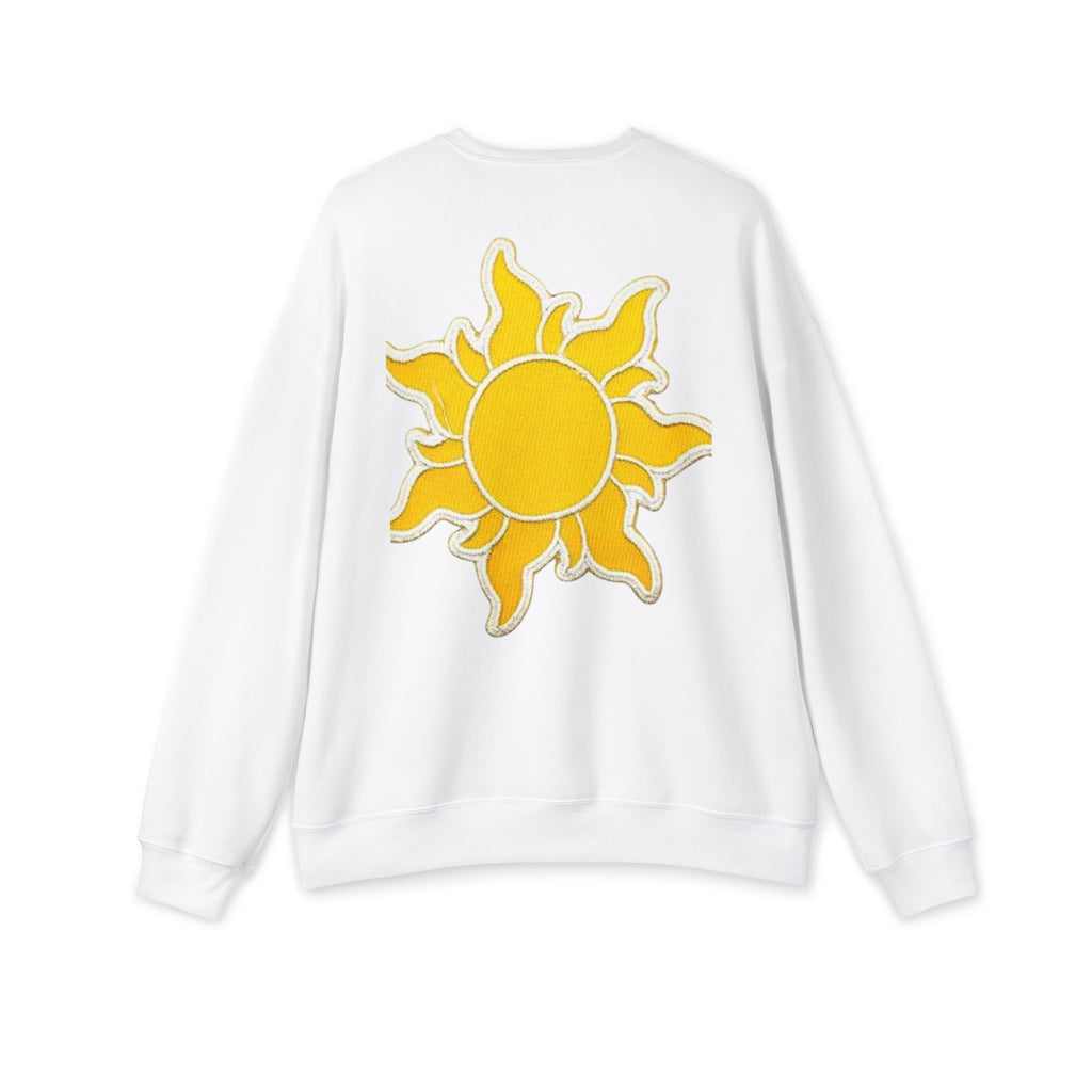 Sunflower Graphic Sweatshirt — Yellow Sunback Cozy Crewneck