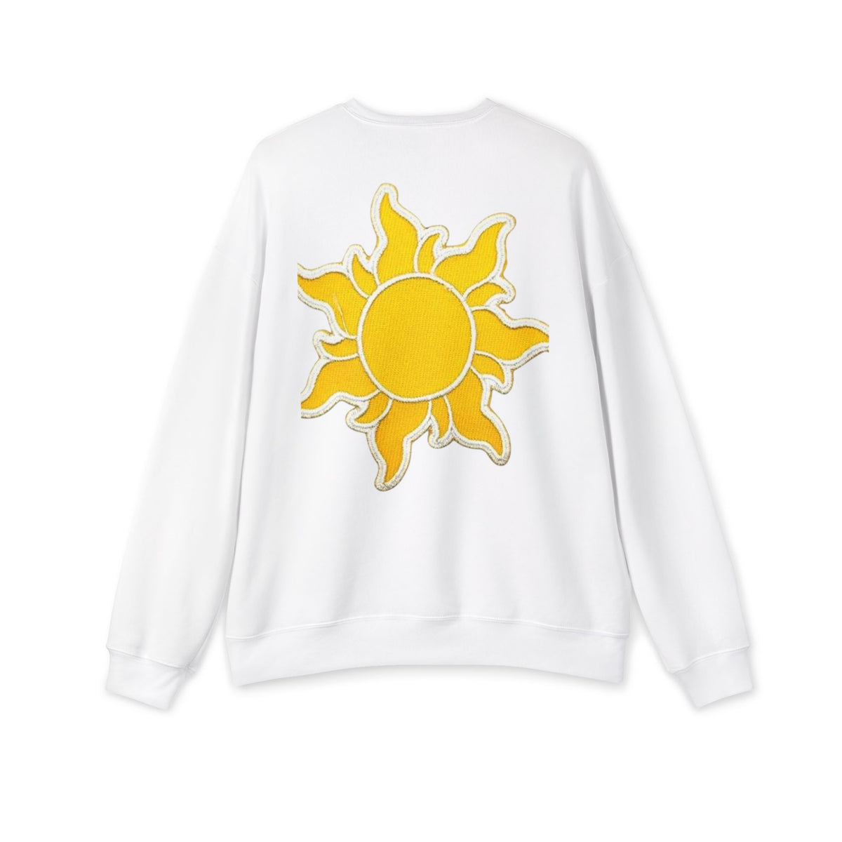 Sunflower Graphic Sweatshirt — Yellow Sunback Cozy Crewneck