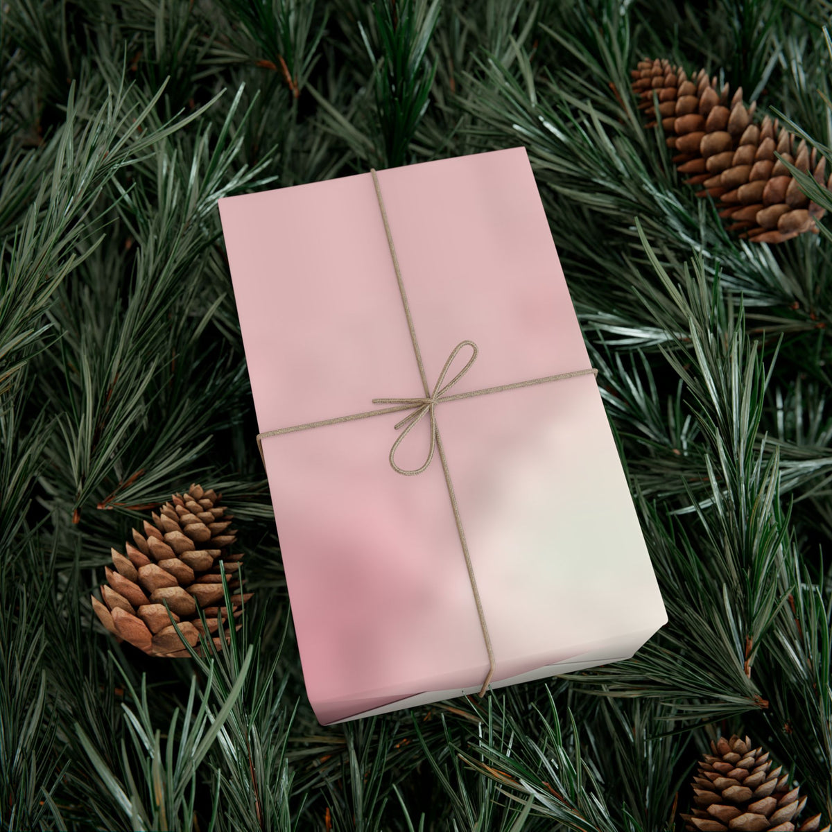 Pink Buffalo Plaid Gift Wrap Paper Roll – Gingham Wrapping Paper for Baby Showers & Birthdays