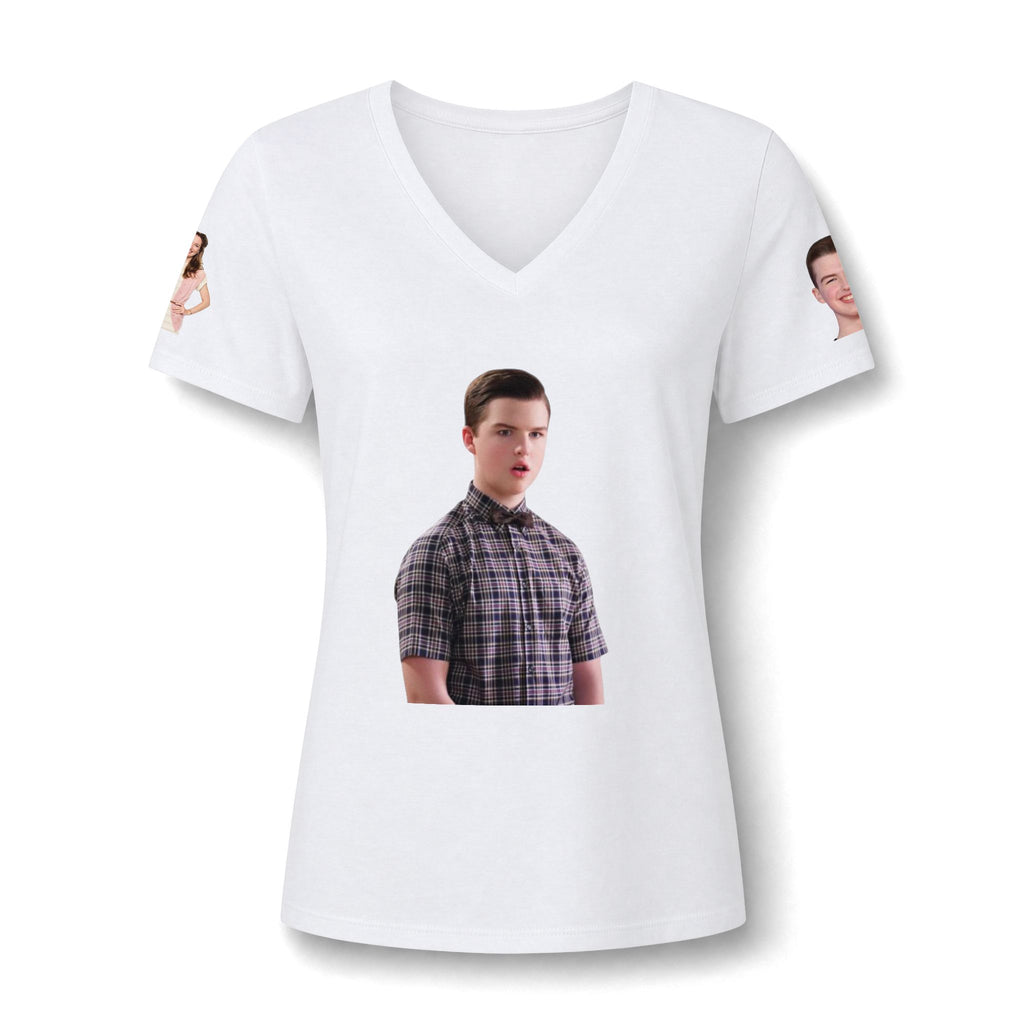 Bazinga V-Neck Tee — Funny Pop Culture Graphic T-Shirt