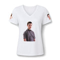 Bazinga V-Neck Tee — Funny Pop Culture Graphic T-Shirt