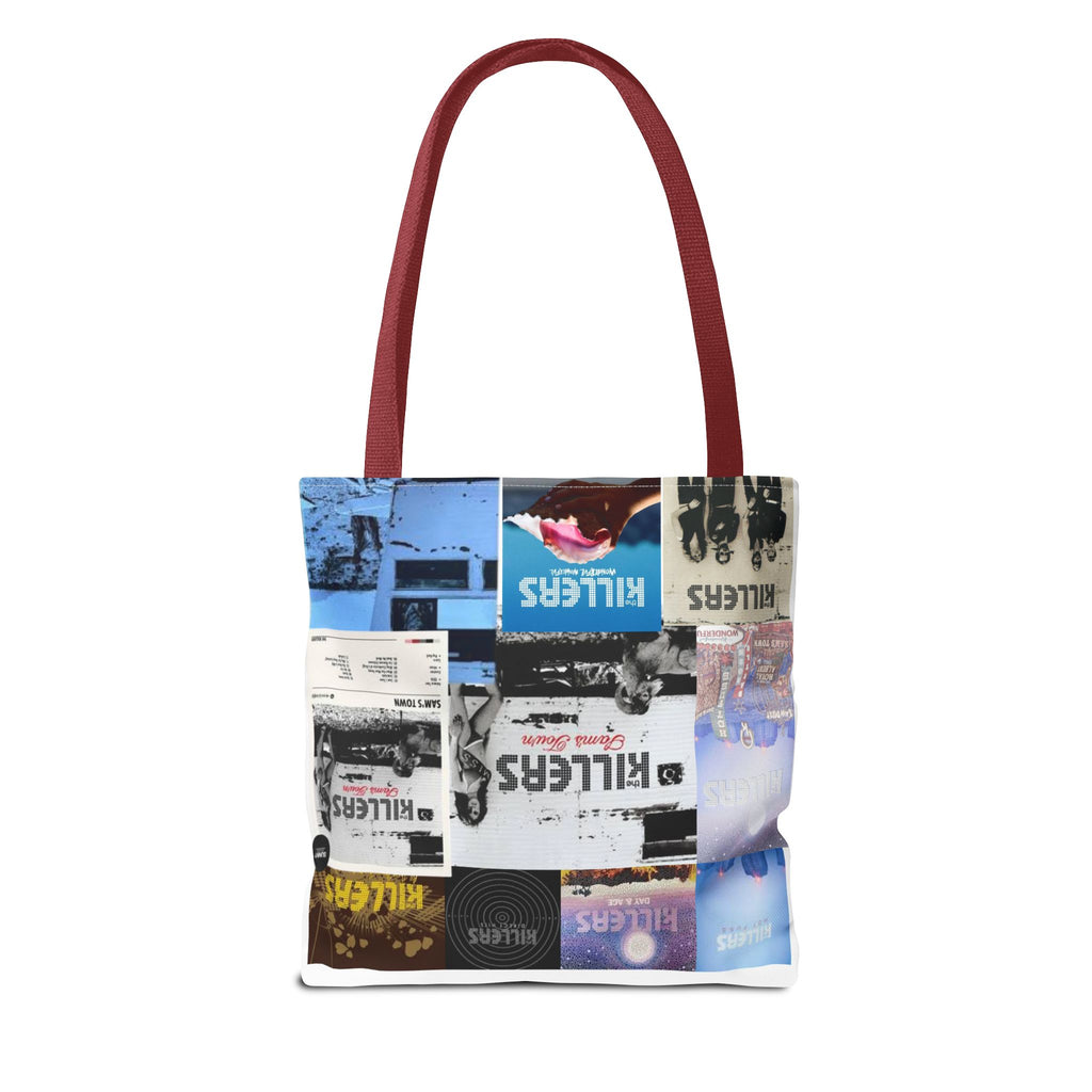 Indie Rock Album Collage Tote