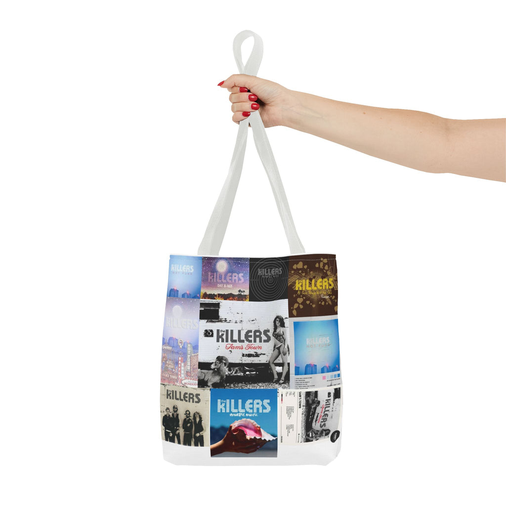 Indie Rock Album Collage Tote