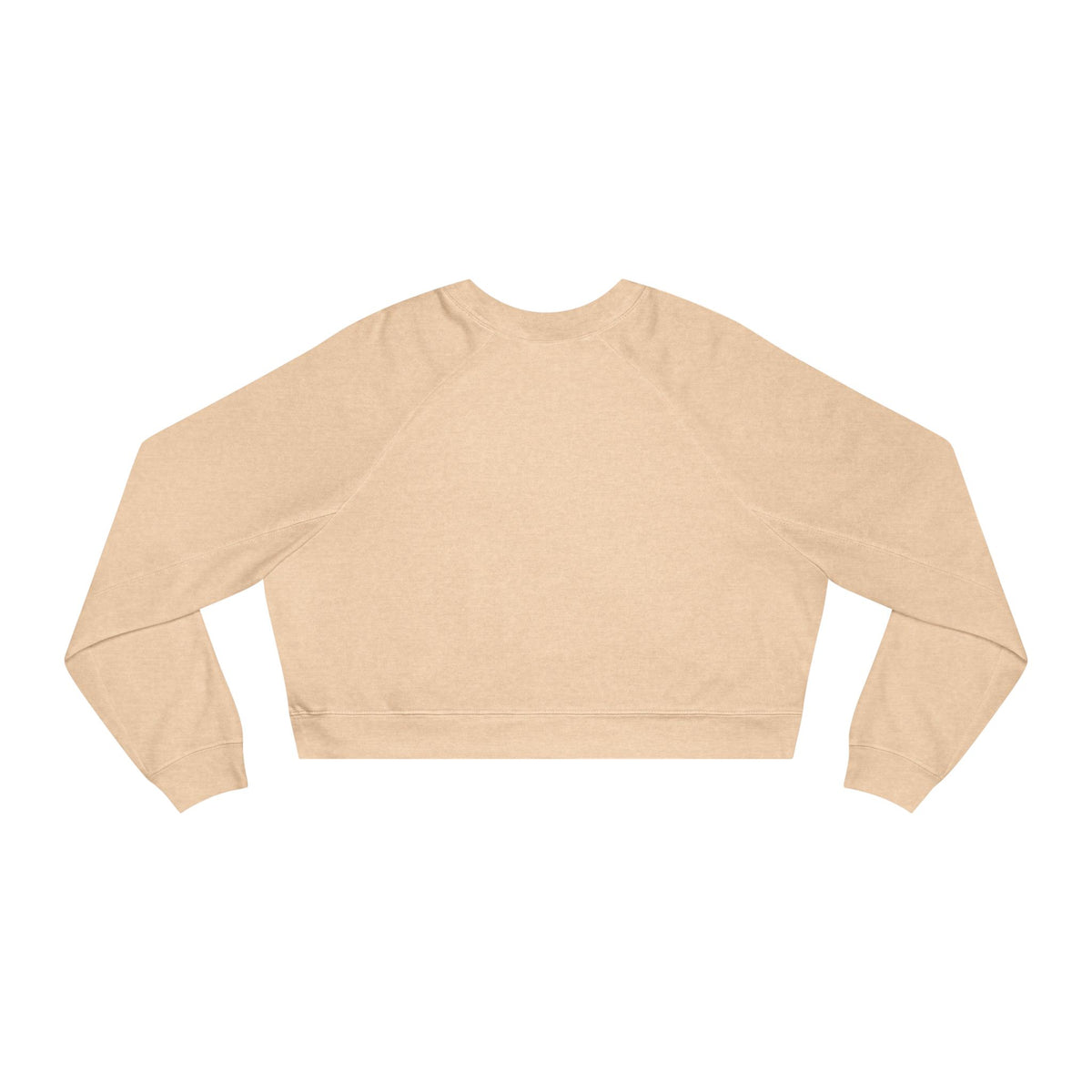 Floral Diagonal Rose Crop Sweatshirt