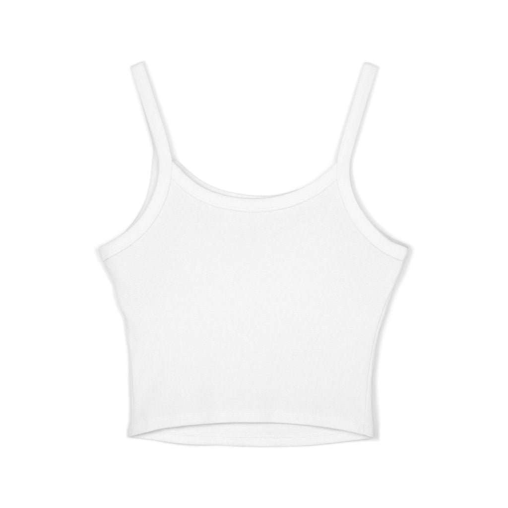Sun & Moon Yin Yang Crop Tank — Women's Sunflower Celestial Spaghetti Strap Top