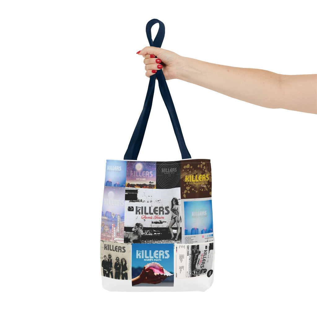 Indie Rock Album Collage Tote