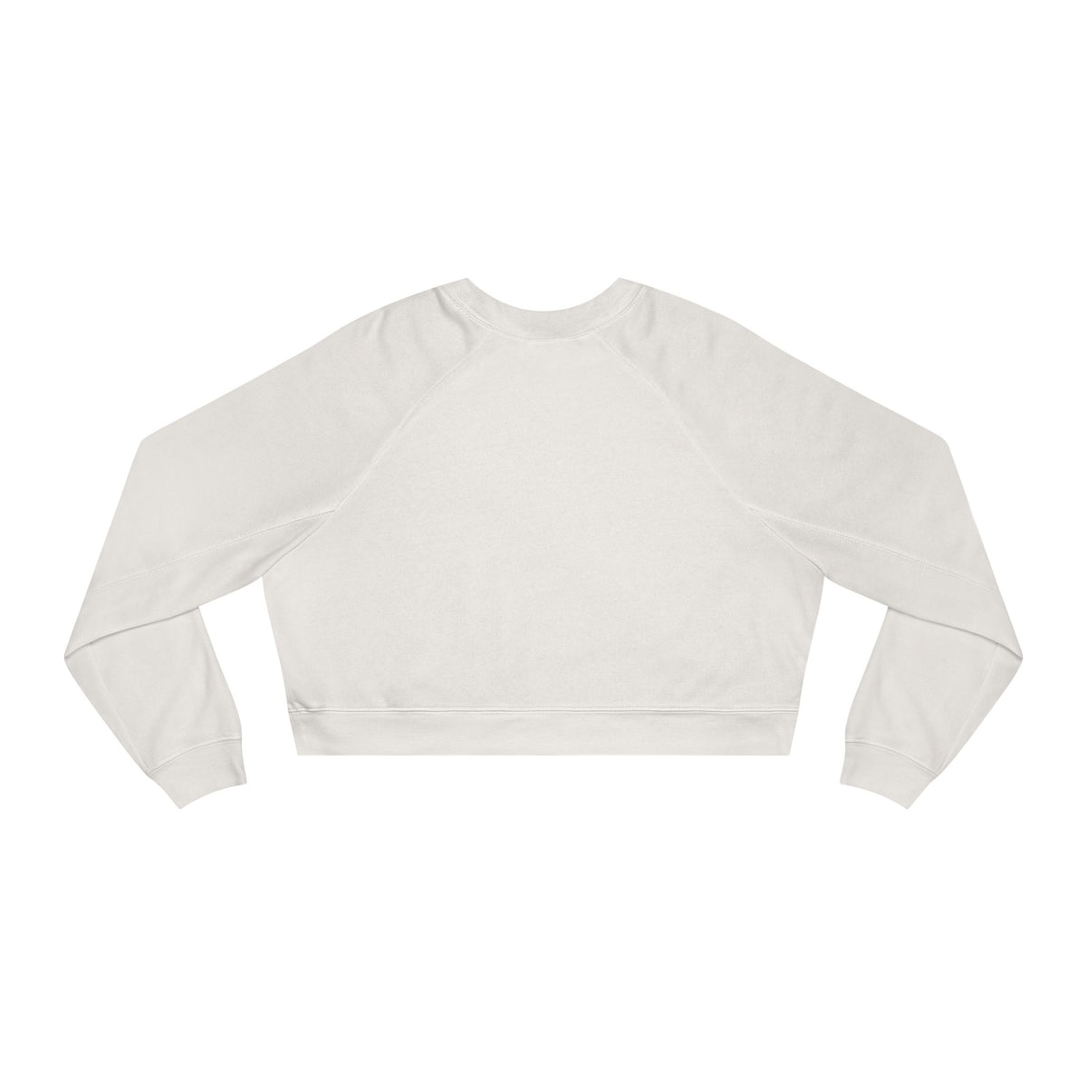 Floral Diagonal Rose Crop Sweatshirt