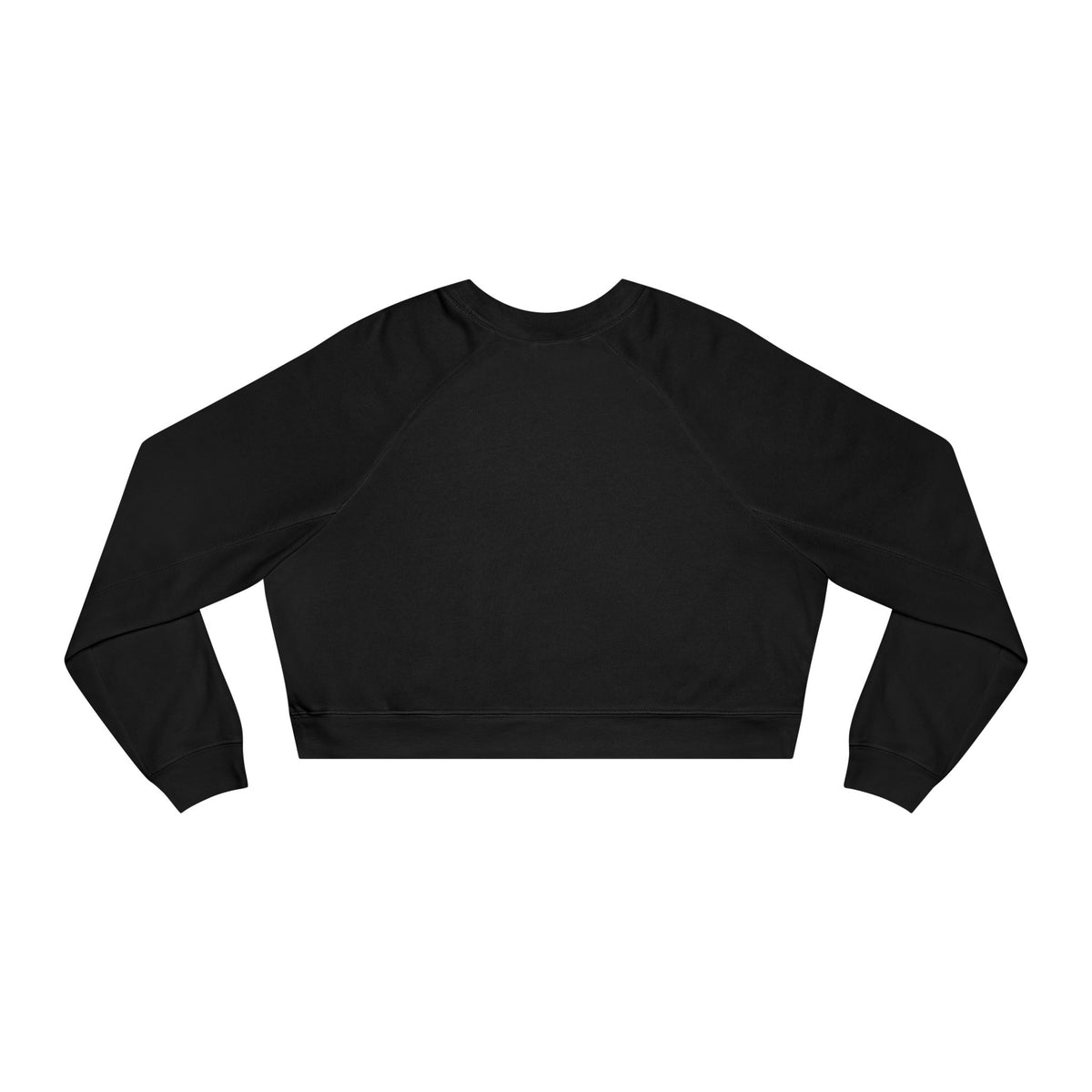 Floral Diagonal Rose Crop Sweatshirt