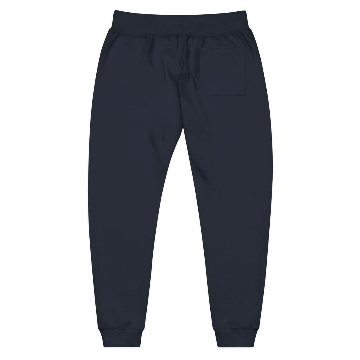 Embroidered Compass Rose Fleece Sweatpants — Nautical Sunburst Joggers