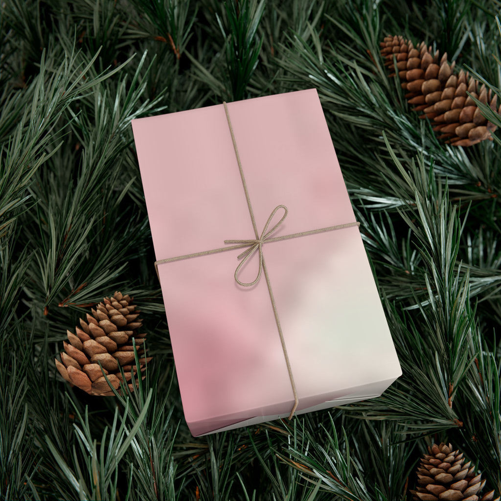 Pink Buffalo Plaid Gift Wrap Paper Roll – Gingham Wrapping Paper for Baby Showers & Birthdays