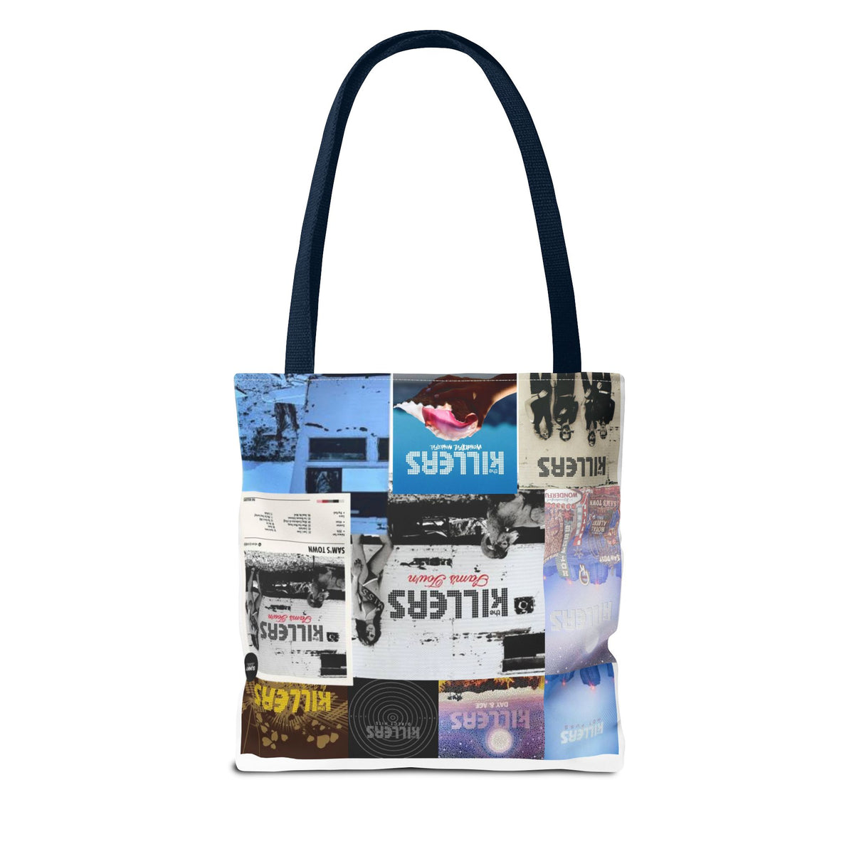 Indie Rock Album Collage Tote