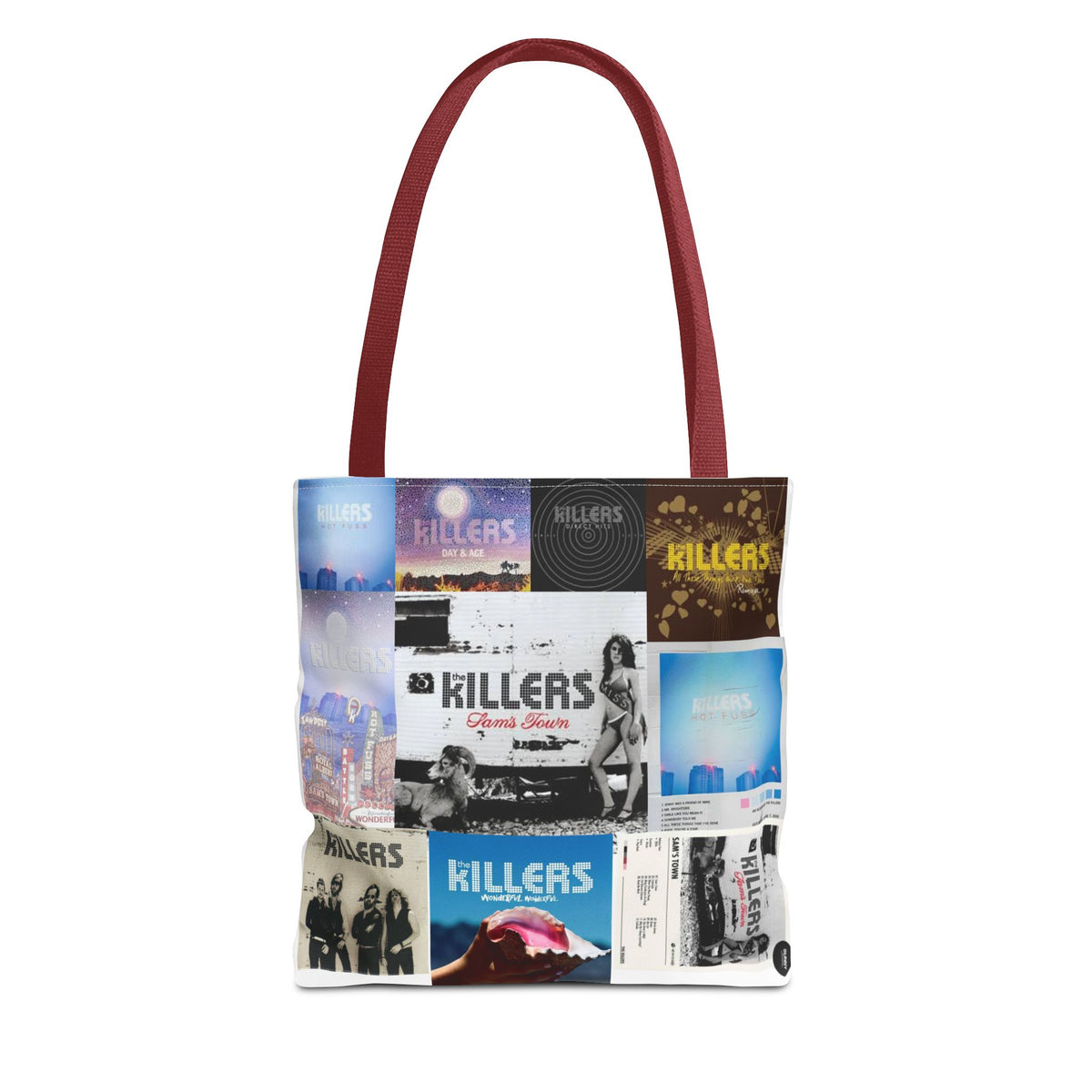 Indie Rock Album Collage Tote