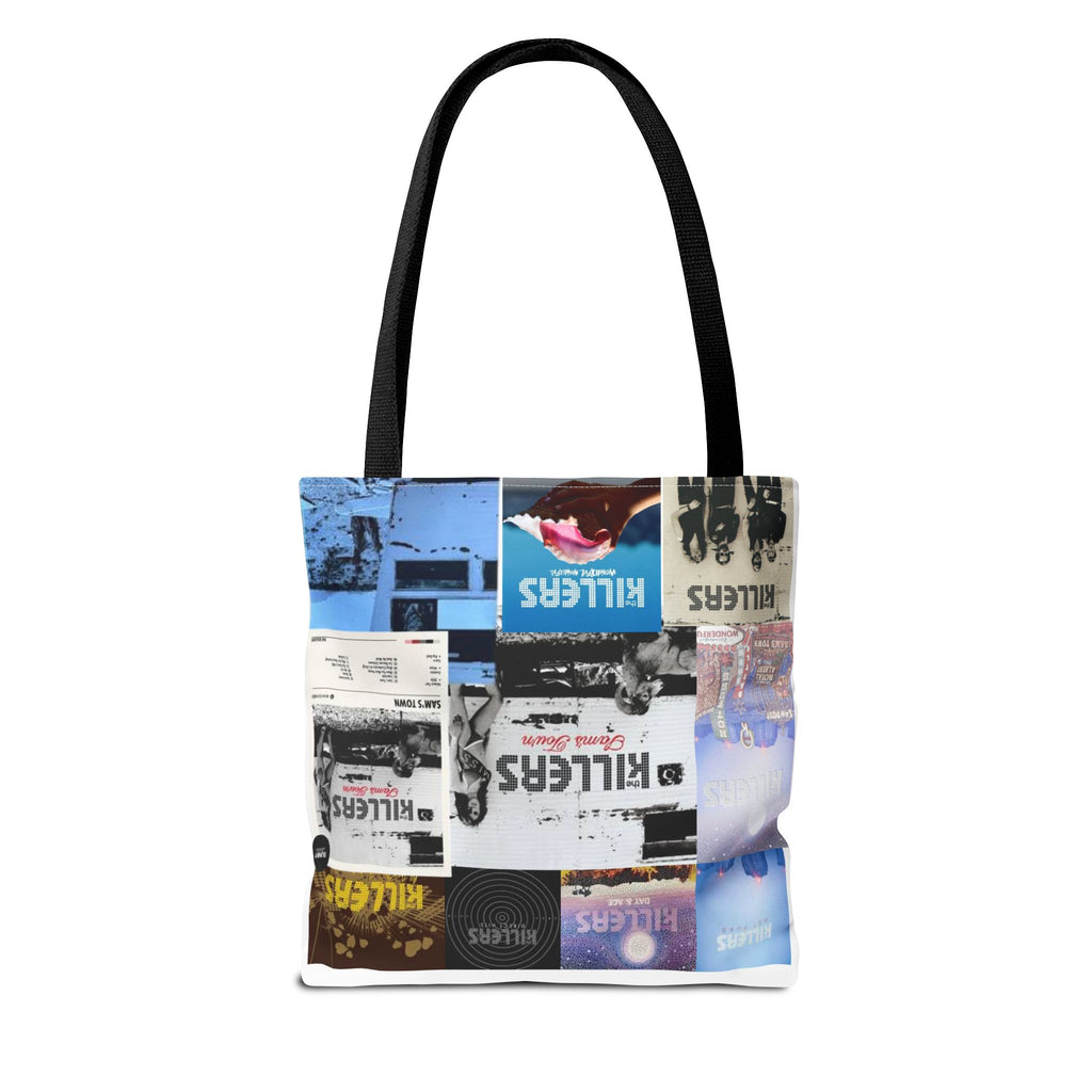 Indie Rock Album Collage Tote