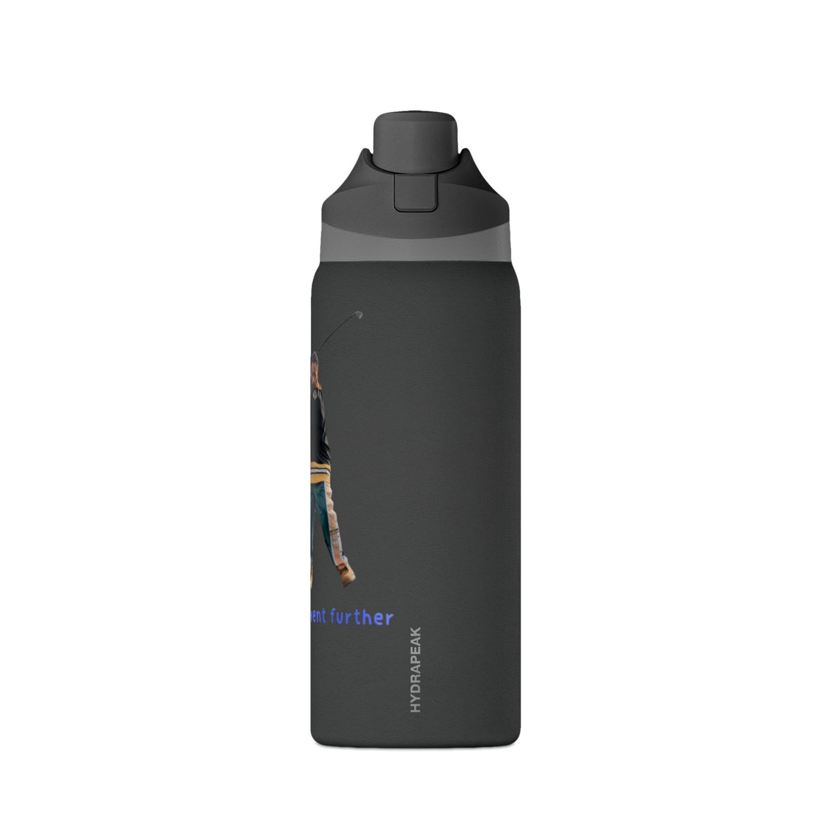 Insulated Water Bottle — 'Somebody Went Farther' Motivational 32oz