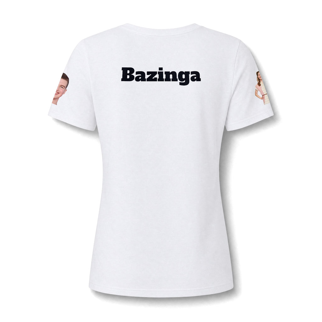 Bazinga V-Neck Tee — Funny Pop Culture Graphic T-Shirt