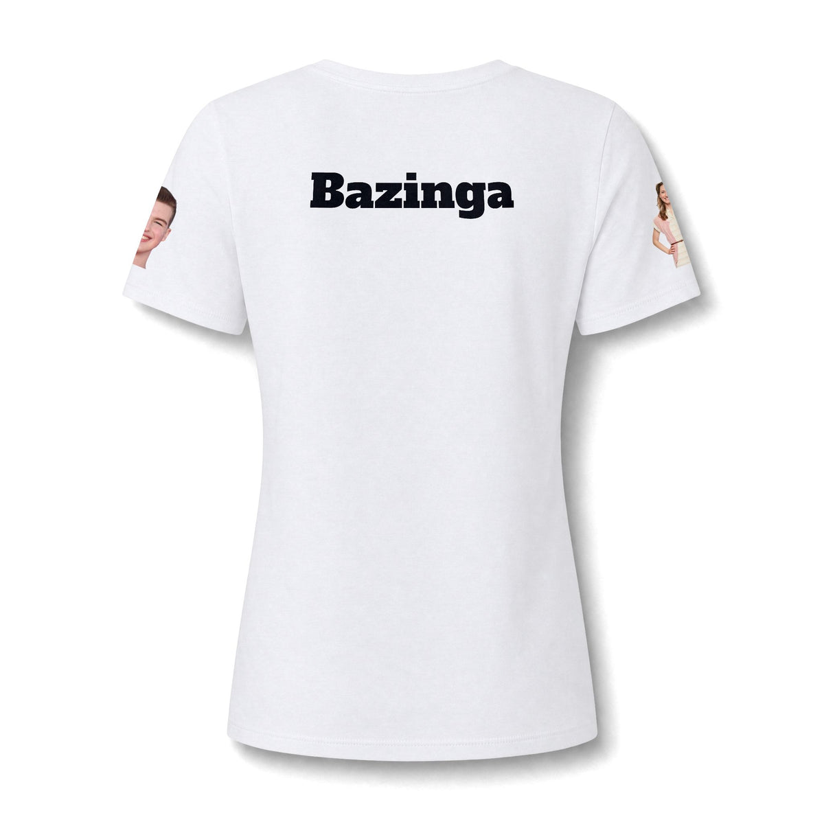Bazinga V-Neck Tee — Funny Pop Culture Graphic T-Shirt